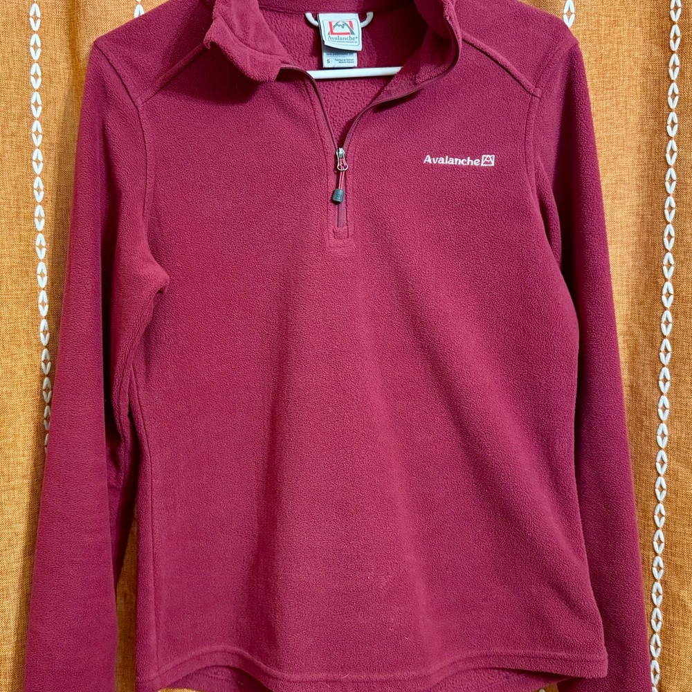 Avalanche Maroon Fleece Jacket